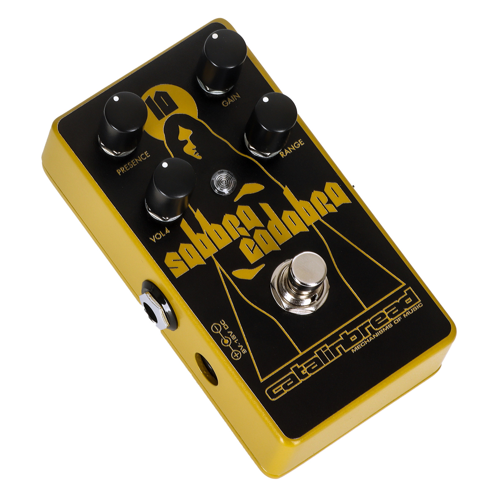 Catalinbread Sabbra Cadabra 10th Anniversary Overdrive Pedal - Yellow