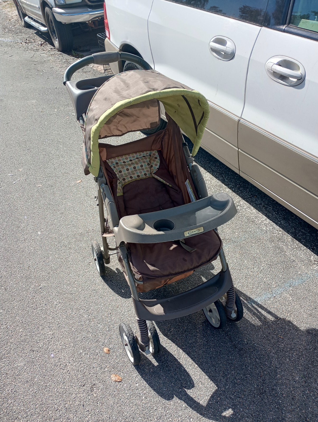 Graco Literider classic connect stroller front wheel. Size 6 1/2"