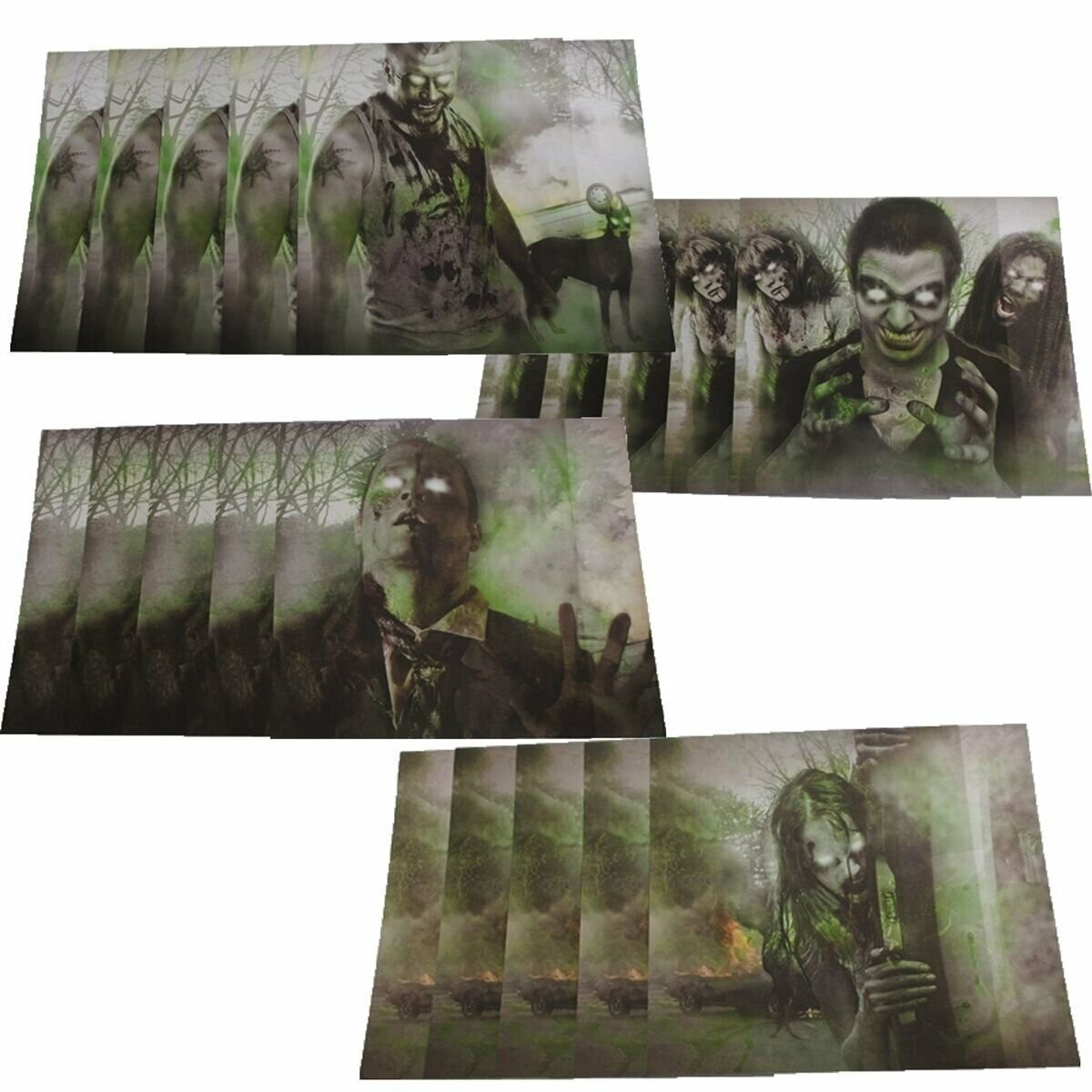Ops Vs. Zombies - Zombie Paper Targets 20 count 9" x 9.75" Size