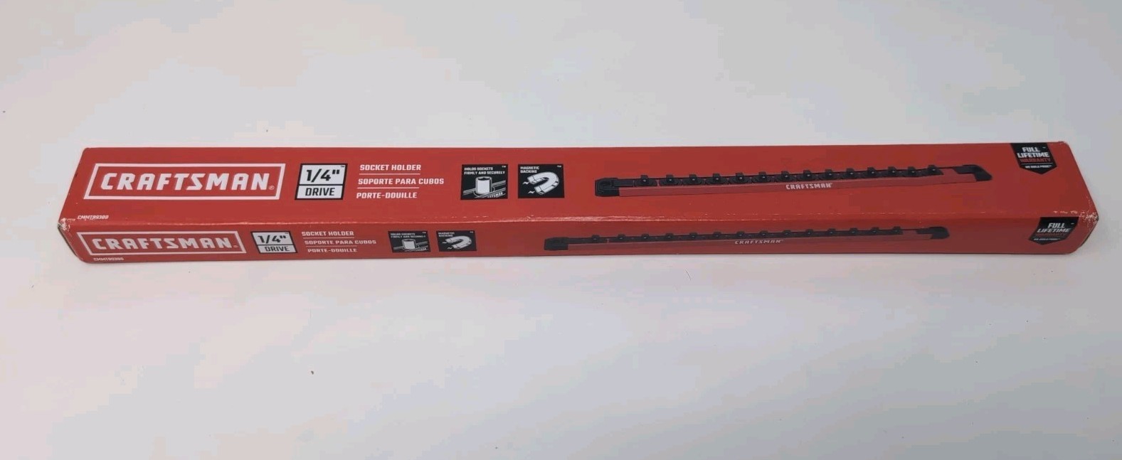 CRAFTSMAN 1/4” Spring Loaded Ball Bearing Locking Magnetic 14 Socket Holder New