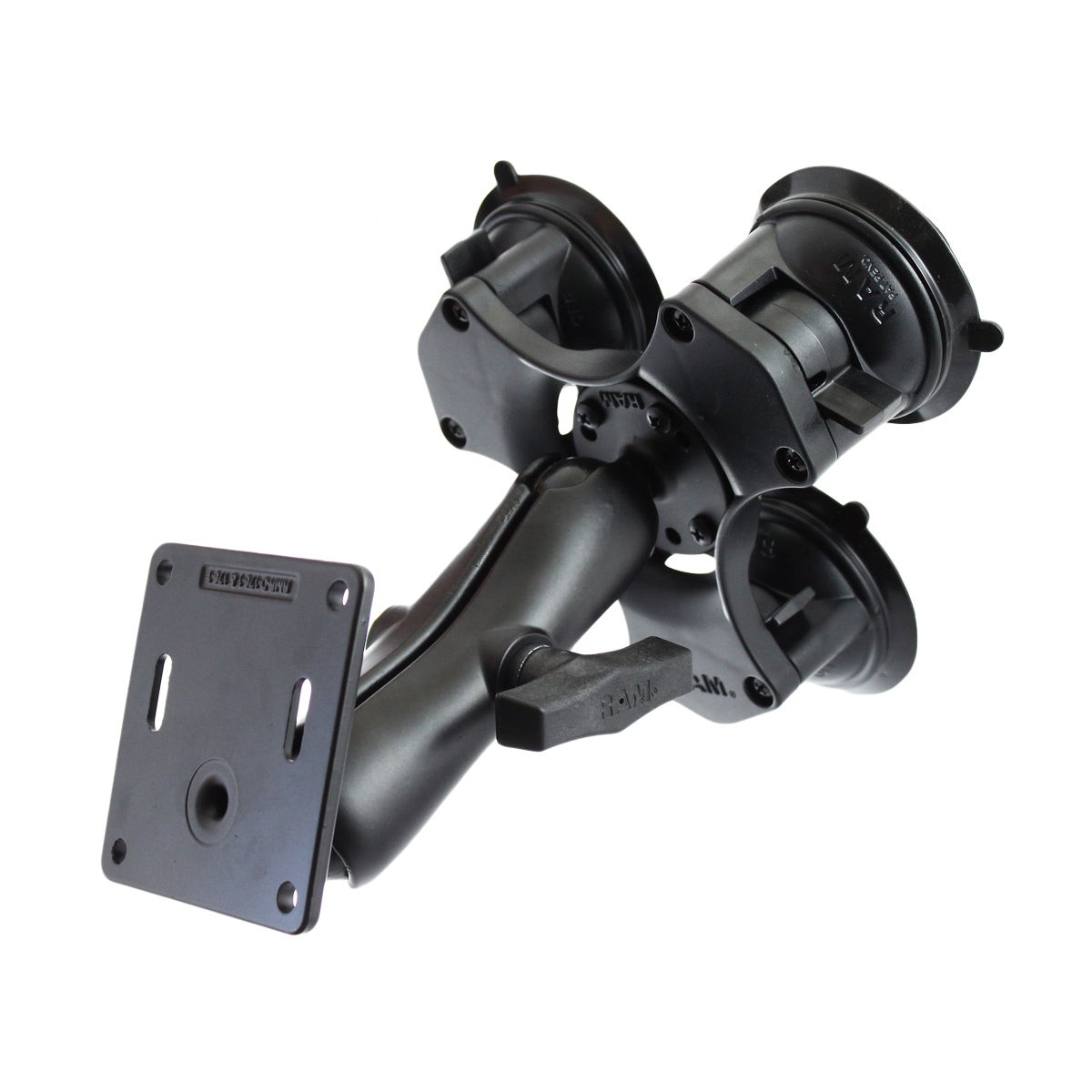 RAP-365-101-2461U  RAM Twist-Lock Triple Suction Cup Mount with ...