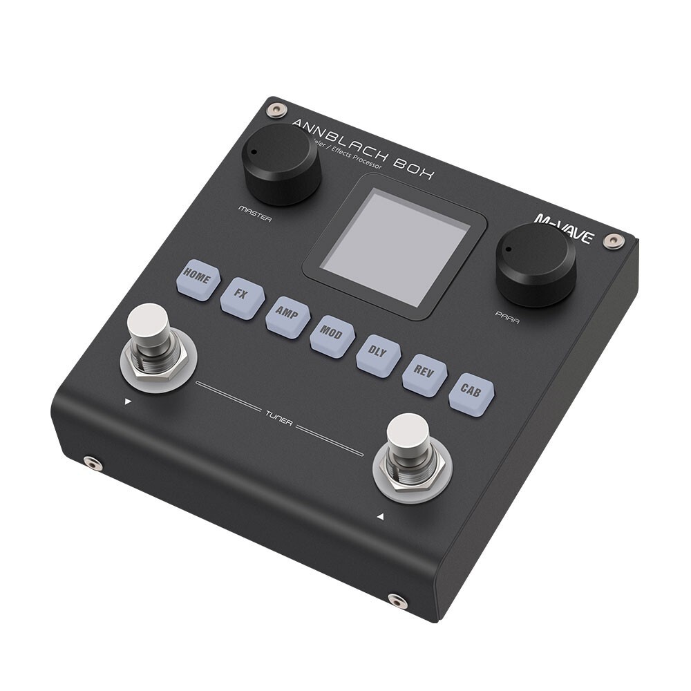 M-VAVE ANNBLACK BOX Amp Modeler Effects Processor w/ 1.54" Color Screen f/Guitar