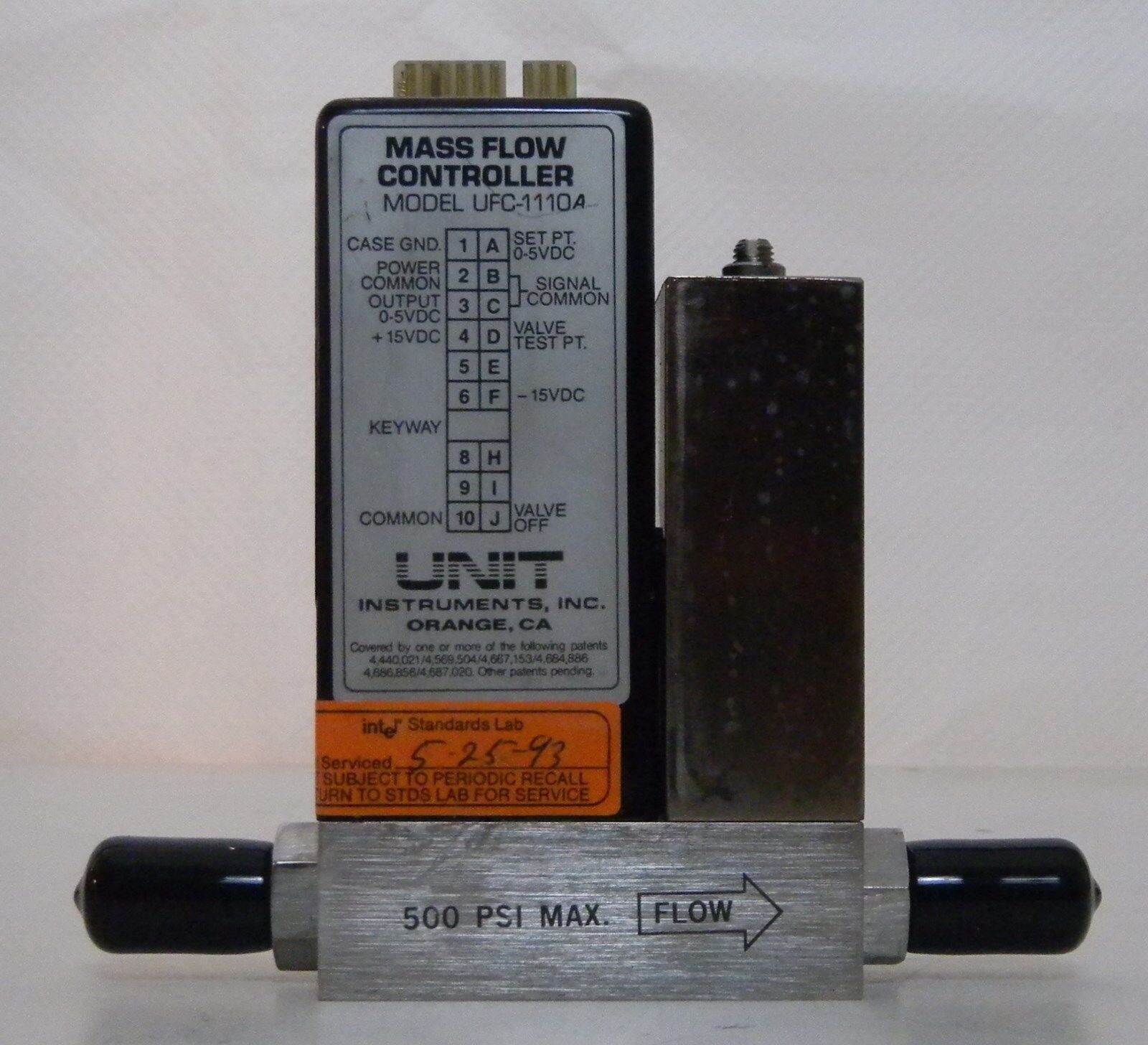 Unit UFC-1110A Mass Flow Controller, Gas- NH3, Range- 10 SLM, Used