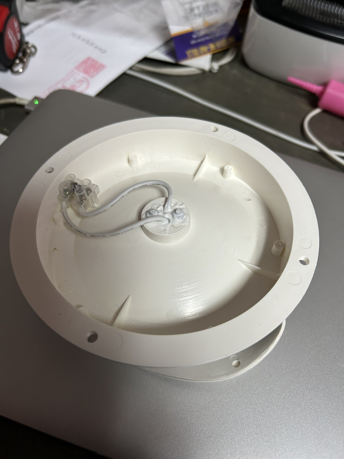 CDD12 White Interior Boat Cabin Cockpit Light 12v 15w