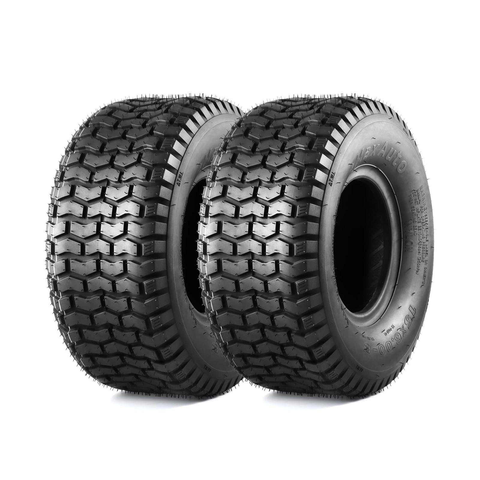 MaxAuto 15x6.00-6nhs Lawn Mower Tires 15x6x6 Lawn Tractor Tire 15x6-6 Turf Ti...
