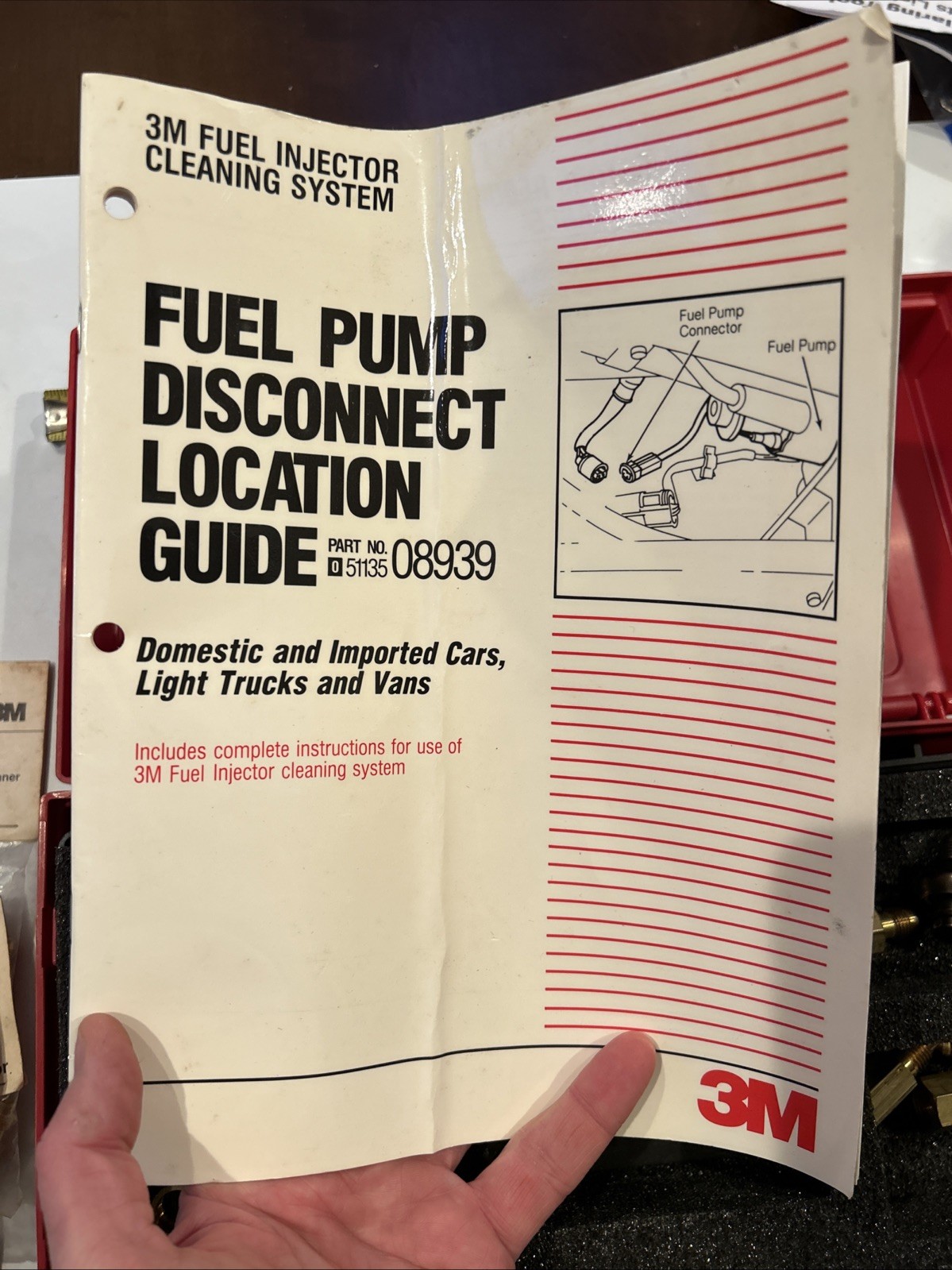 3M Adaptor Set 08933 Fuel Injector Cleaning System With Additional Adaptors