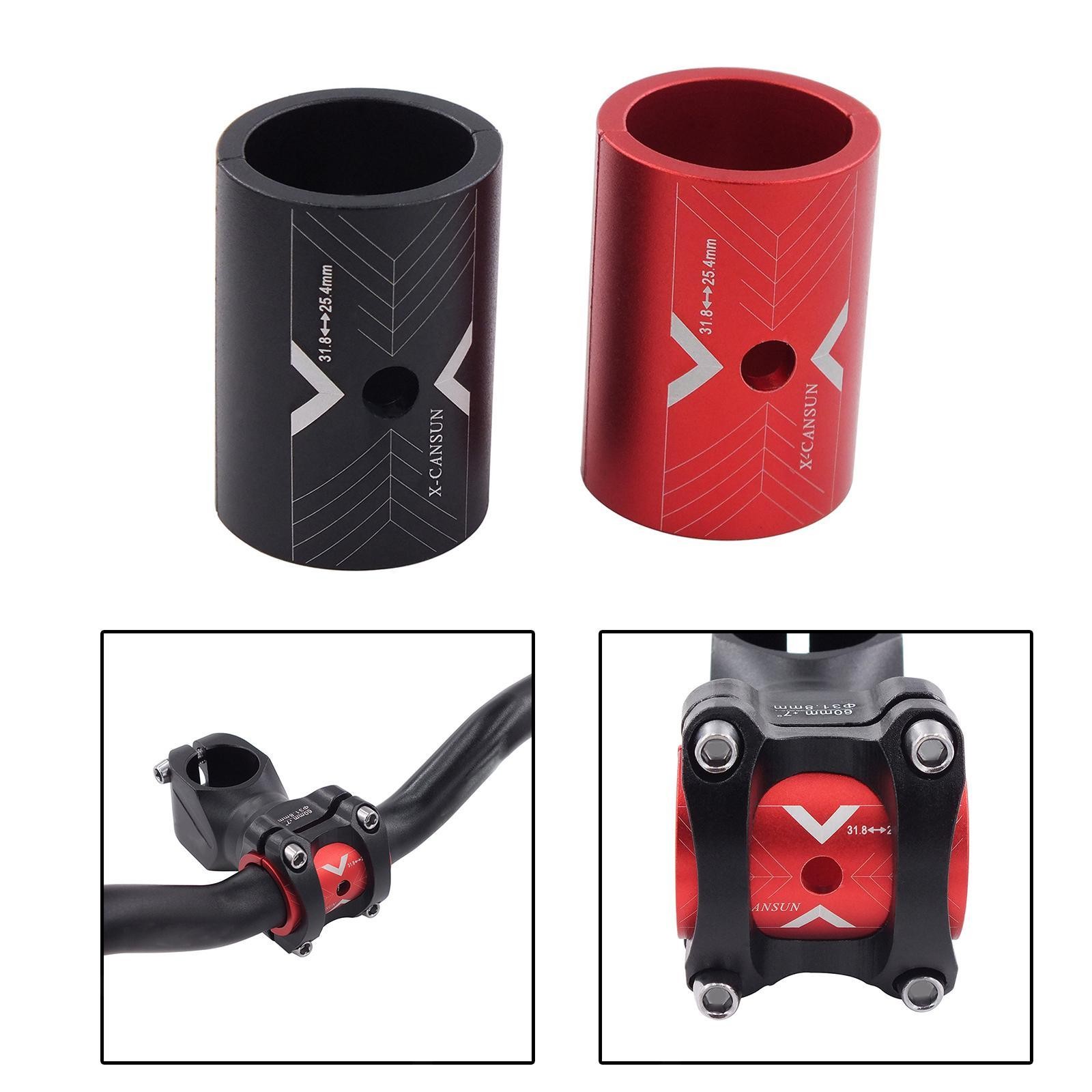 Bike Handlebar Shim Spacer 25.4mm to 31.8mm Sleeve Bicycle Stem Gasket