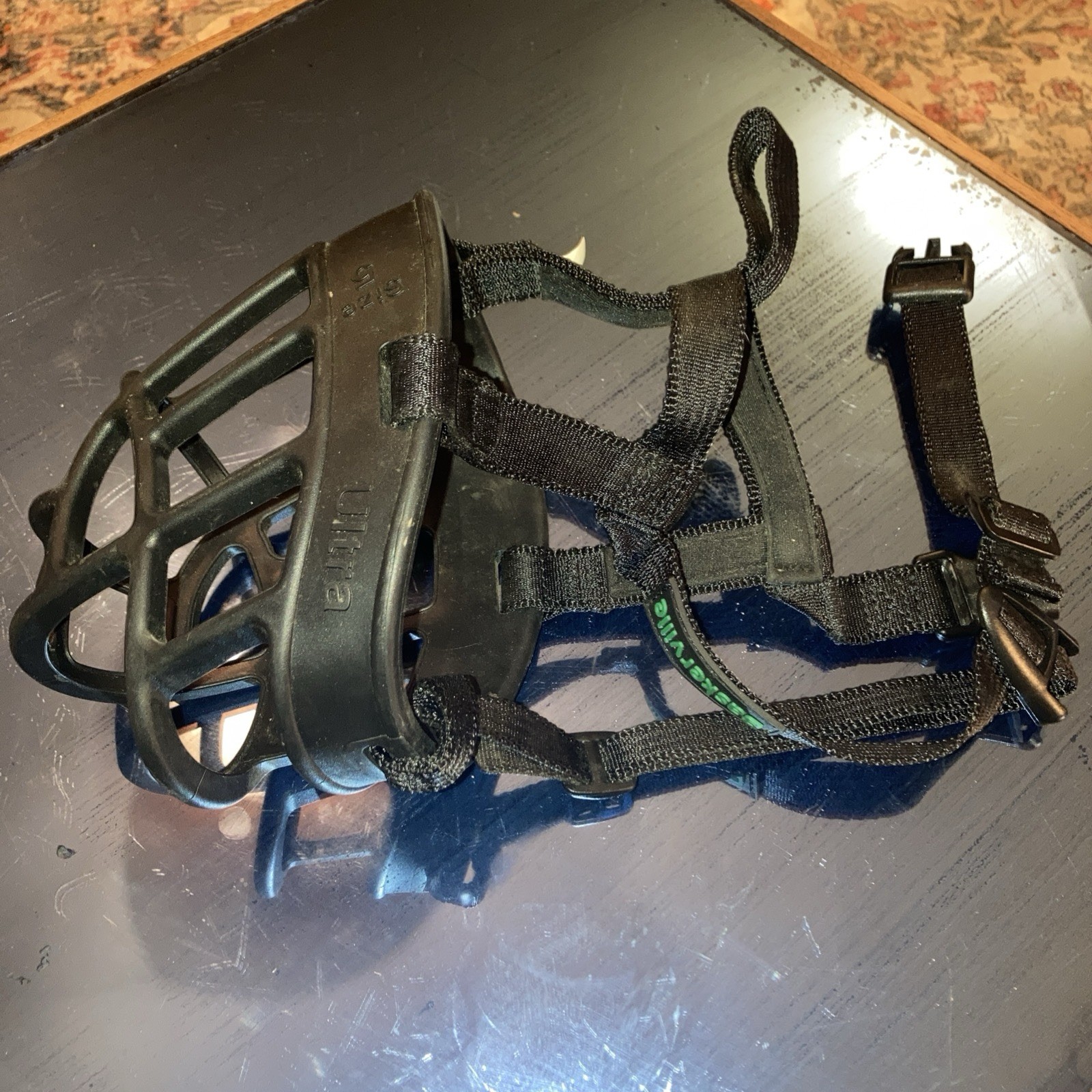 Baskerville Ultra Muzzle for Dogs, Size 5 - Black No Bite Training Walking Guard
