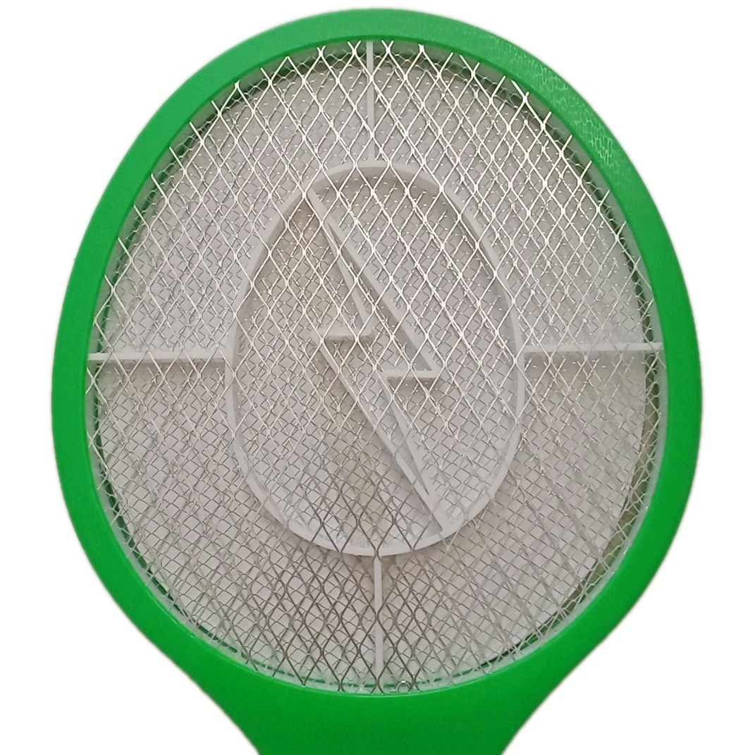 2x Electric Bug Zapper Handheld Fly Swatter Mosquito Killer Insect Racket Two Pc