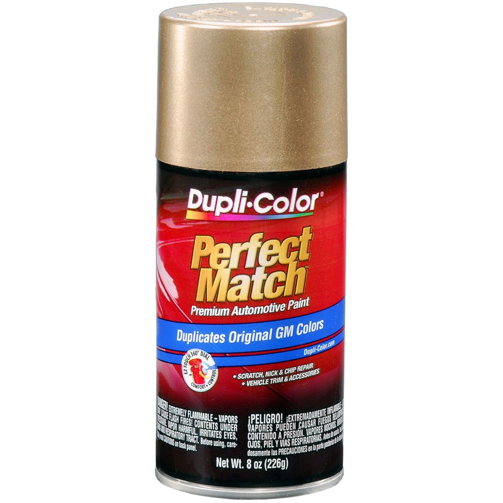 Duplicolor BGM0491, Perfect Match Aerosol Paint for GM WA398E, Metallic Gold