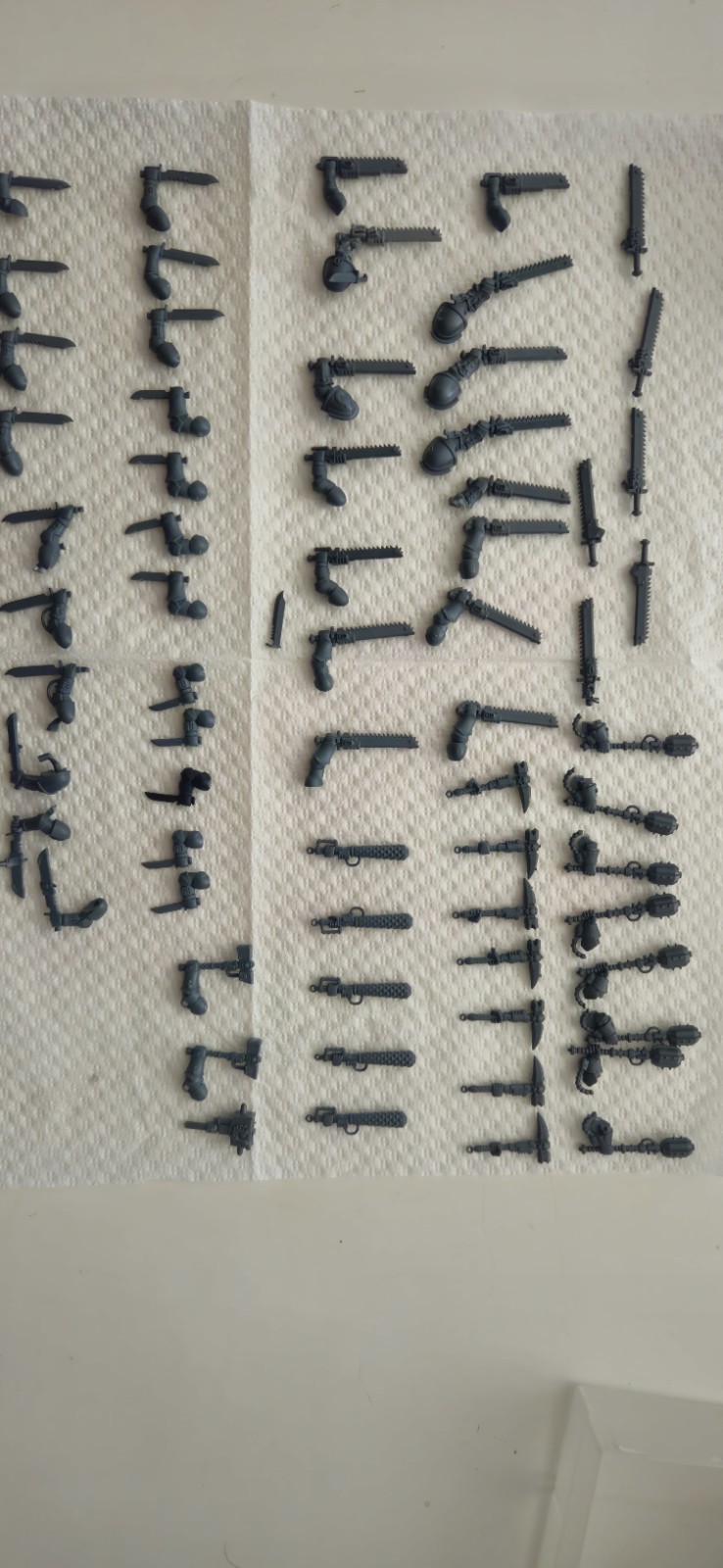Warhammer 40k Lot Chainsword Knife Mace Space Marine Hammer Black Templar Bits