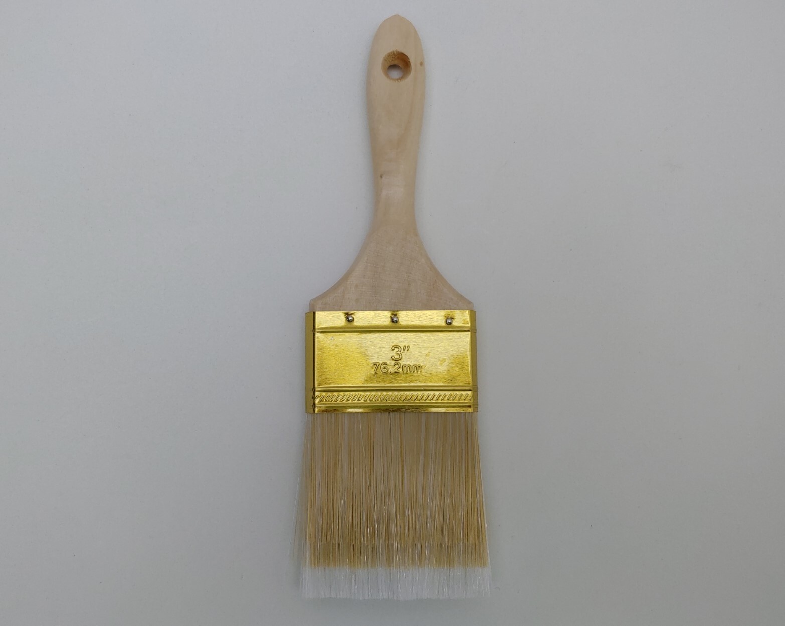 3" Wood Handle Paint Brush All Purpose Flat End