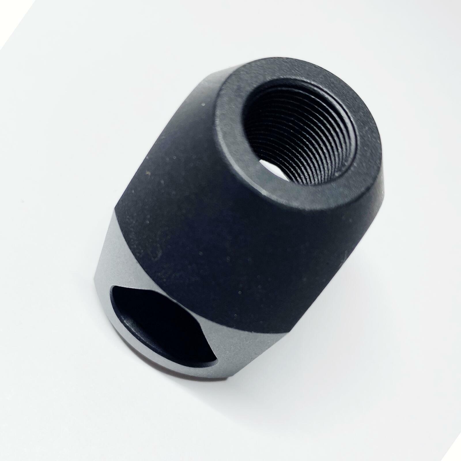 Muzzle Brake Mini Tanker Style Triangular 1/2x28 TPI for Ruger 1022 10/22