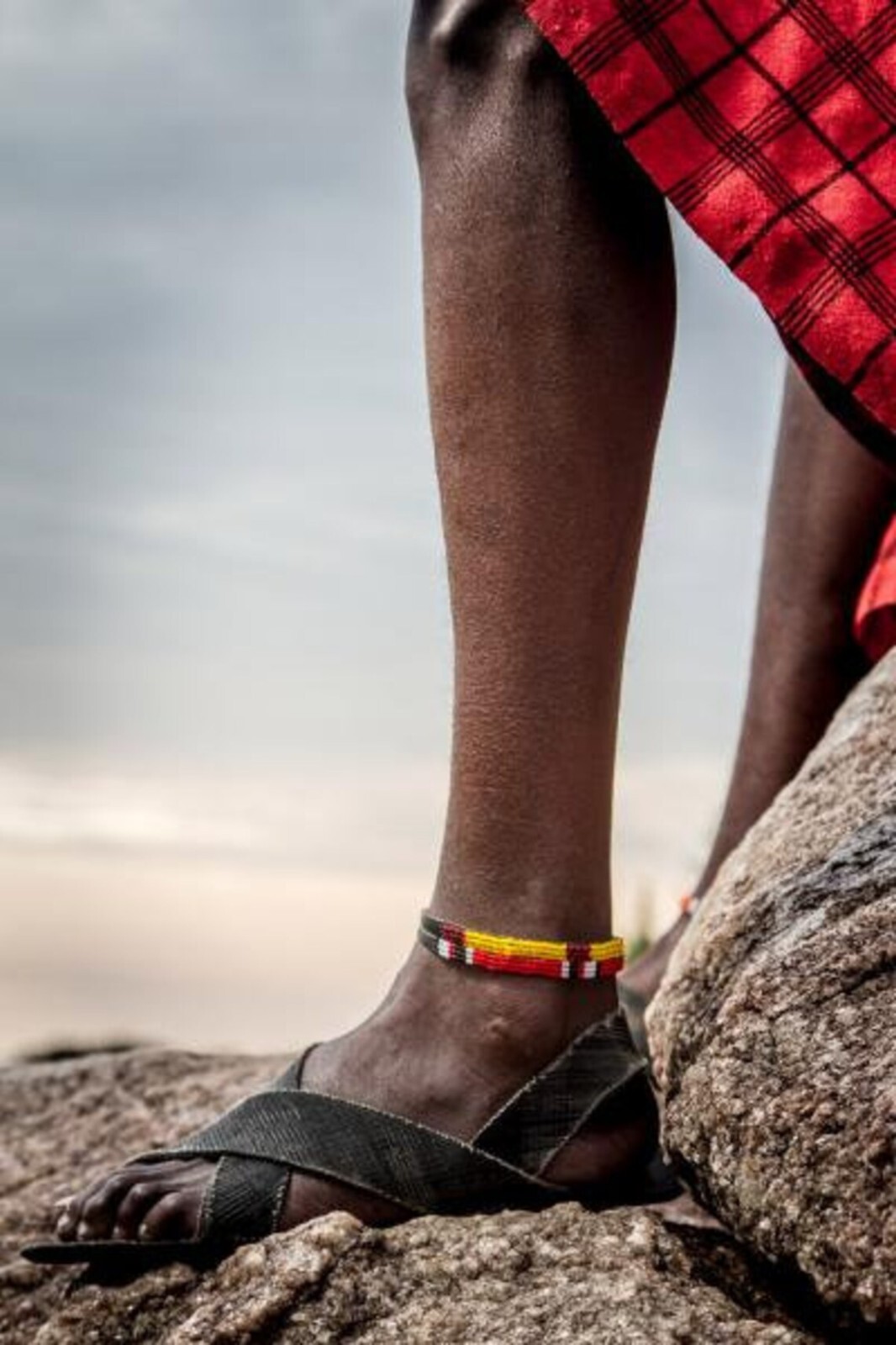 Maasai Handmade Men's Recycled Tire/Tyre Akala Sandals