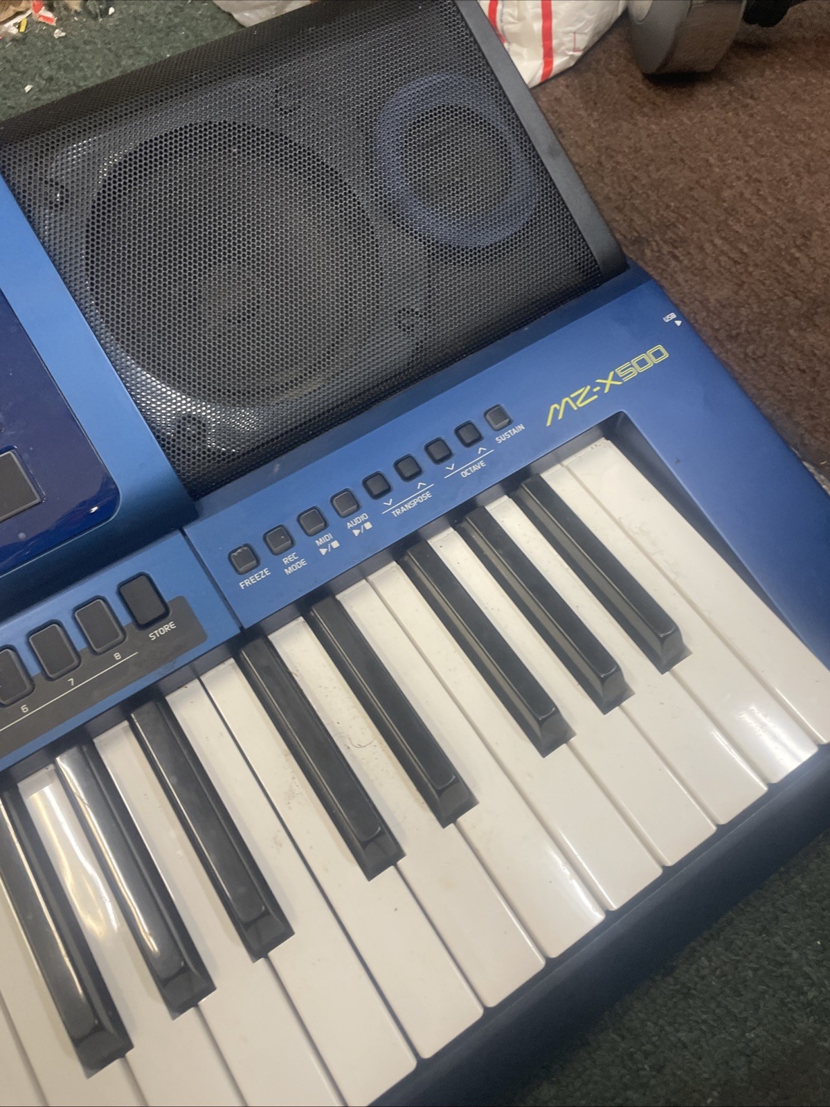 Casio MZ-X500 61-Key Workstation Keyboard Synth *Untested*