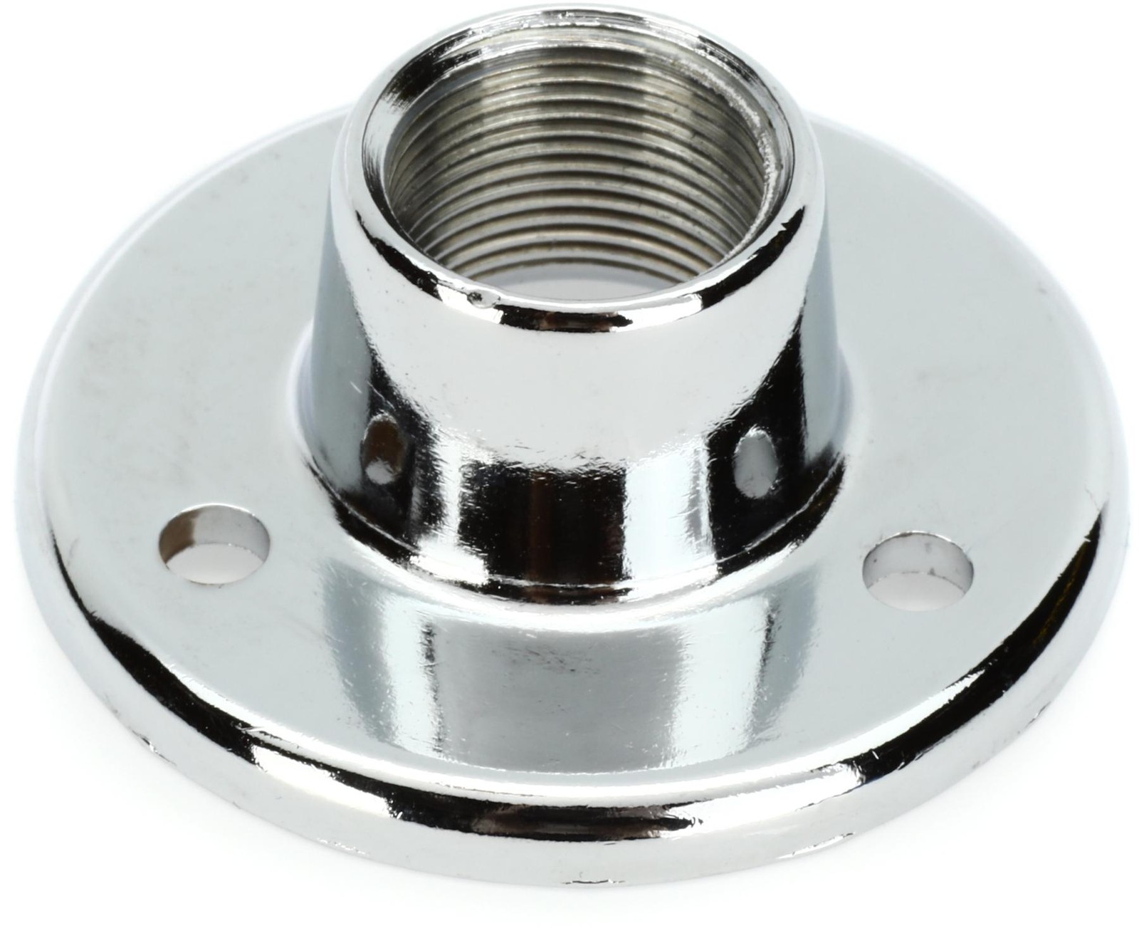 AtlasIED AD-11B 5/8 inch Female Mic Flange - Chrome (3-pack) Bundle