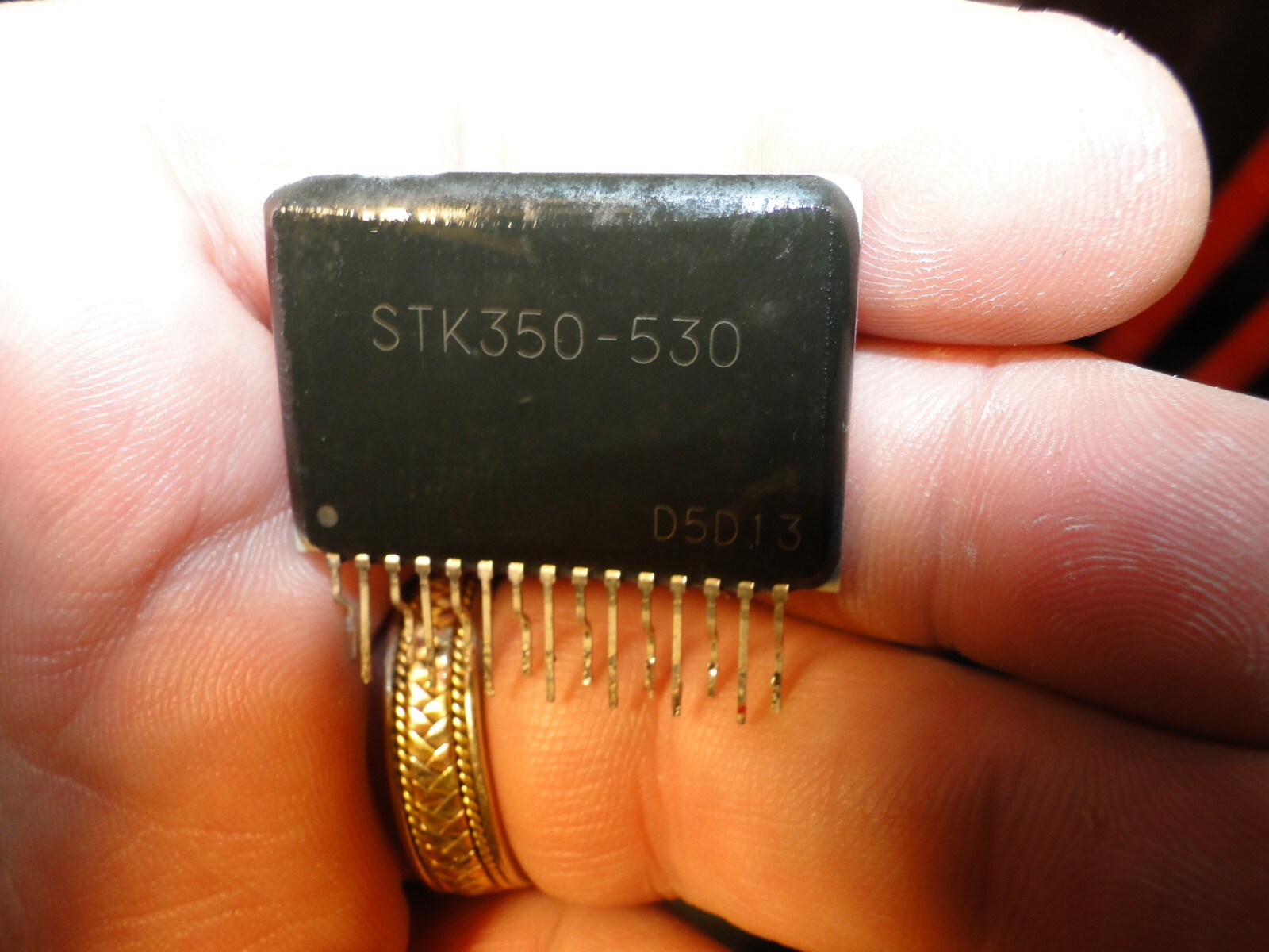 STK350-530T Pulled 2-channel AF Voltage Amp Integrated Circuit - Tested