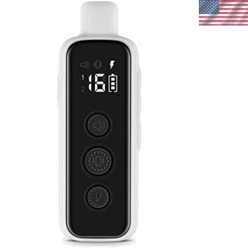 Grey Ergonomic Replacement Remote Control for Electronic Pet Training Collar