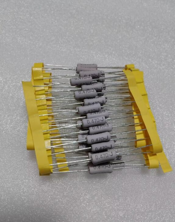 50pcs METAL OXIDE RESISTO Panasonic ERX 0.47R 3W 0.47Ohms