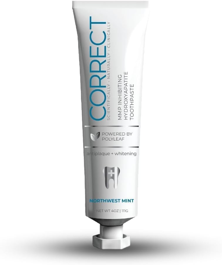 Fluoride Free Hydroxyapatite Toothpaste for Whitening & Sensitivity 4oz