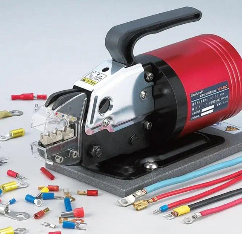Pneumatic Terminal Cutting Tool Terminal Crimping Machine Crimp Terminal