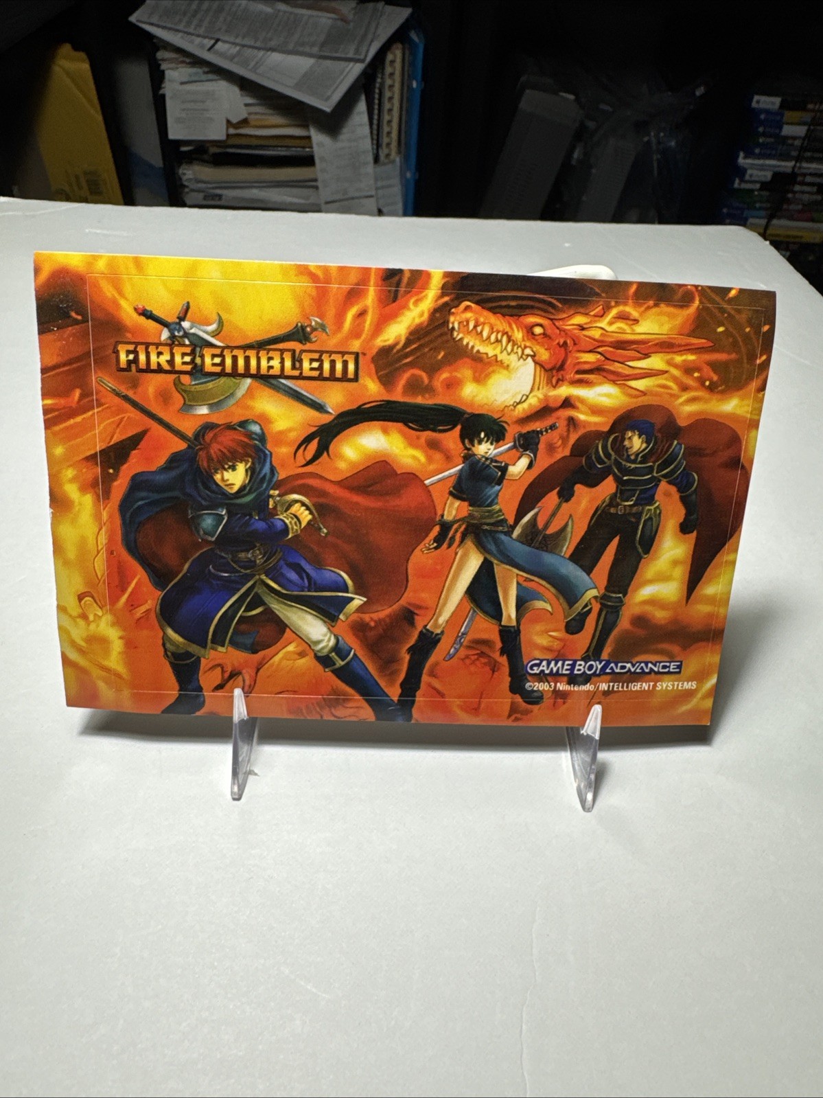 Fire Emblem Gameboy Advance Sticker Insert (NO GAME INCLUDED)
