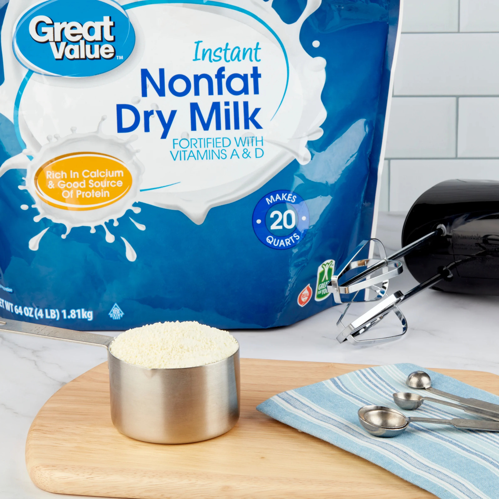 Instant Nonfat Dry Milk 64 oz Bag