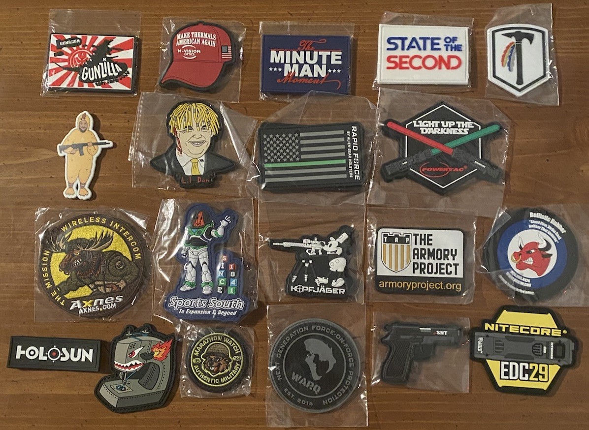 2026 SHOT Show Las Vegas Patch Lot 20 Patches