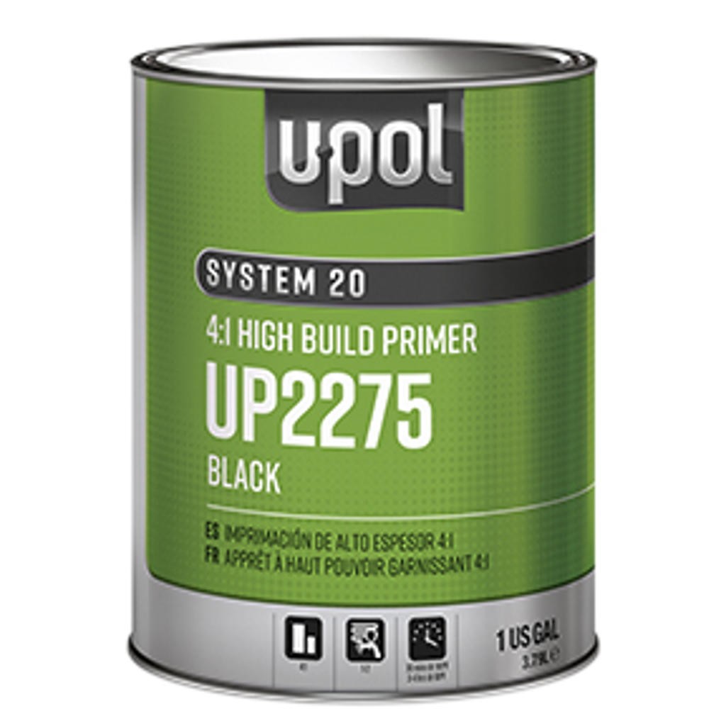 System 20 4:1 High Build Primer Black - 1 Gallon UPL-UP2275 Brand New!