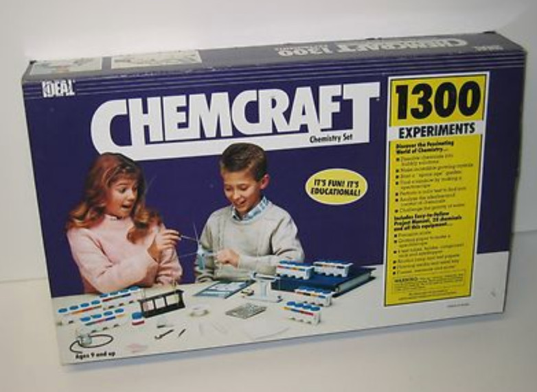 Chemcraft Chemistry Set 1300 Experiments Vintage Ideal Porter Education Science
