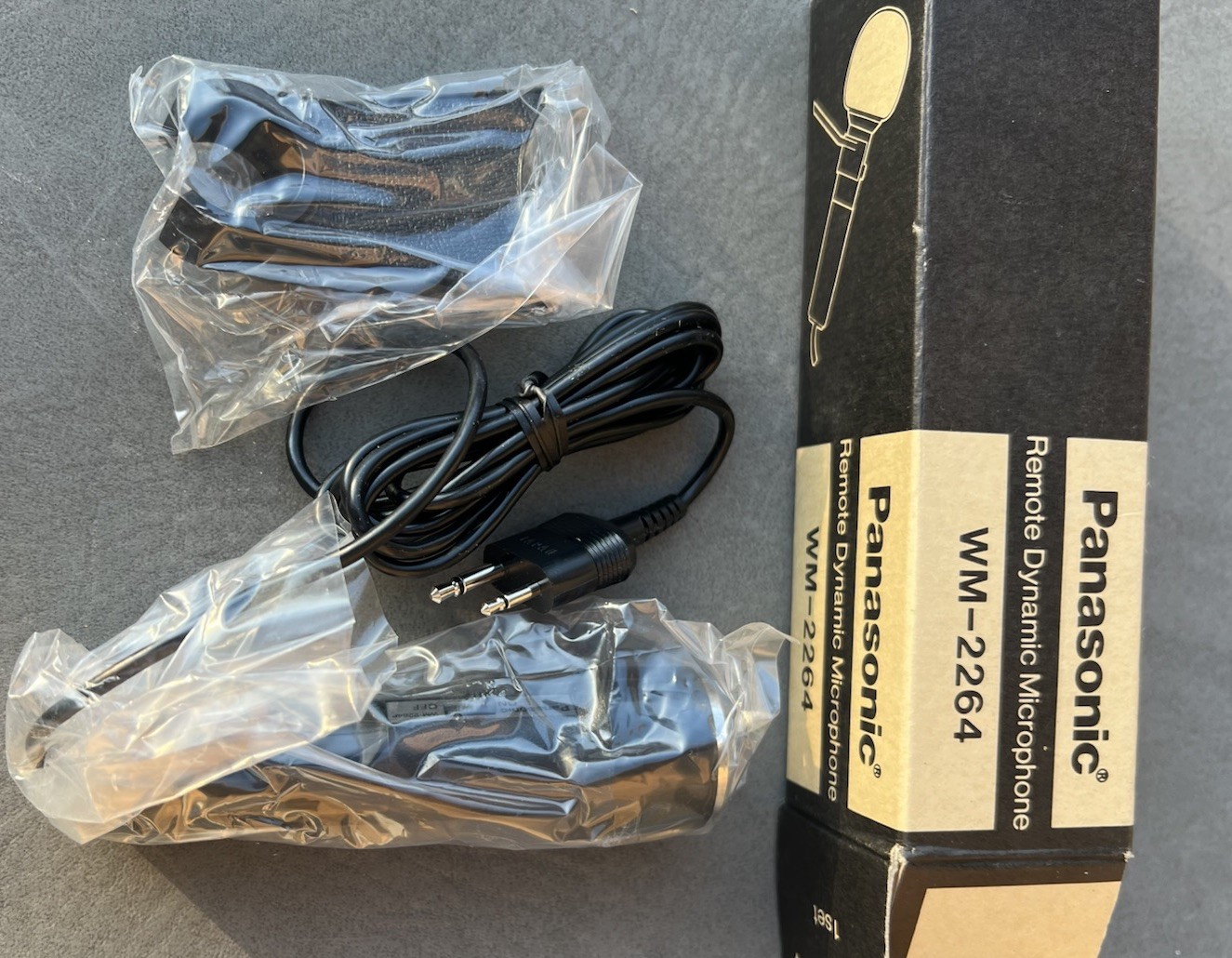 NOS Panasonic WM-2264 Remote Dynamic Microphone