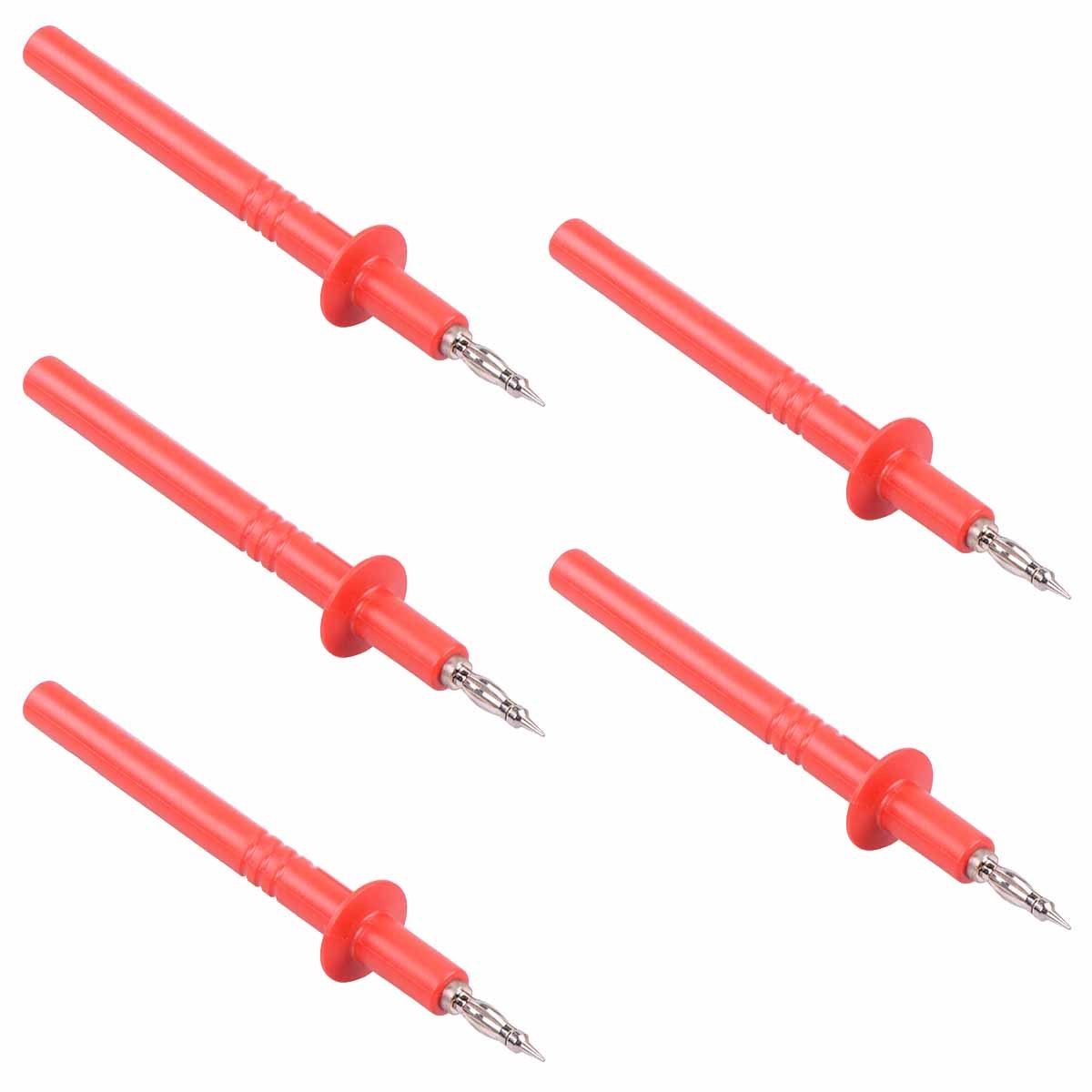 5 x Red 4mm Test Probe Connector