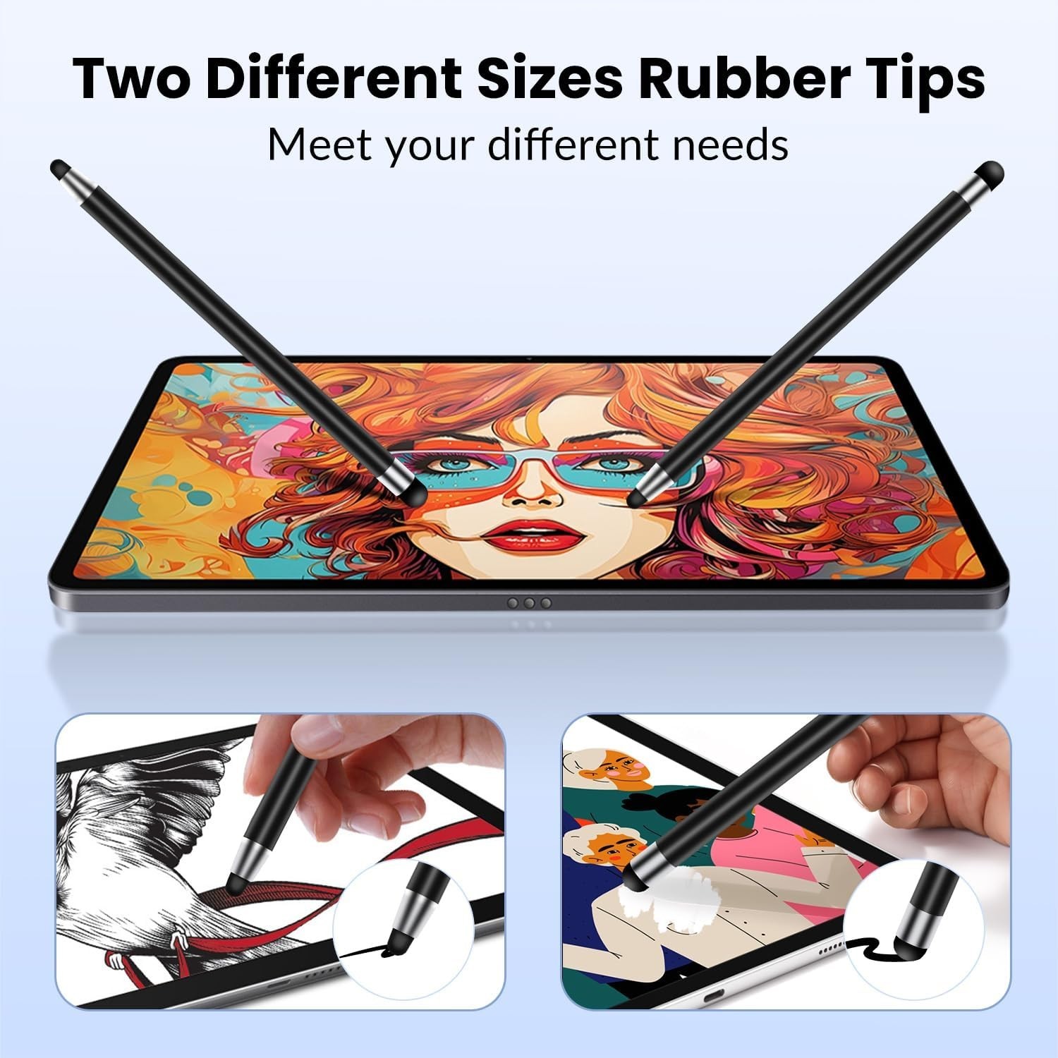 High Sensitivity Touchscreen Stylus 10-Pack - Scratch Protection & Comfort
