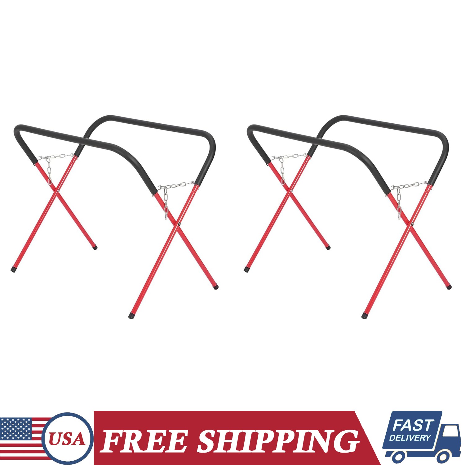 2PCS Portable Folding 500Lbs Workbench Automotive Fender Bumper Stand Work Table
