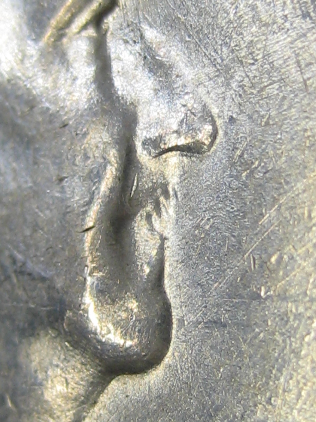1955 Silver Half dollar "Bugs Bunny" in AU circulated condition.