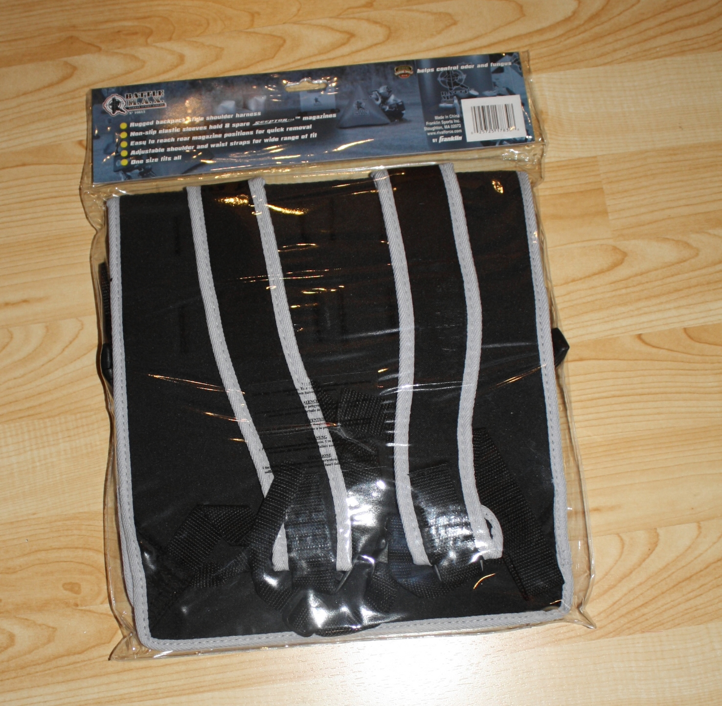 Shoulder Harness Backpack Style Adjustable One Size NIP