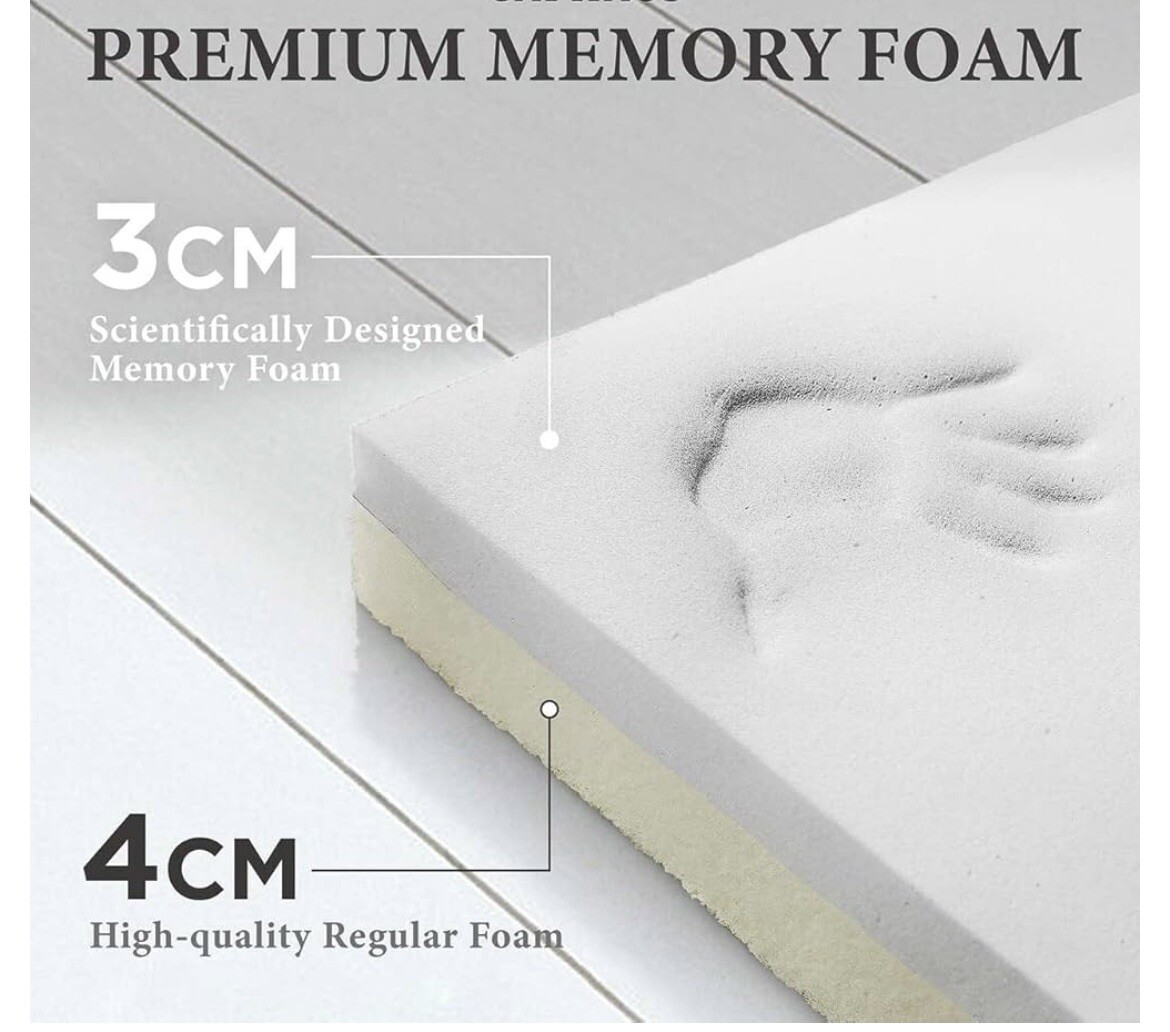 Portable Massage Table With Memory Foam, Face Cradle & Carting Case
