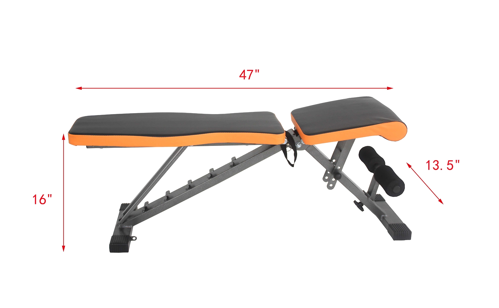 450 LBS Capacity Weight Bench, Adjustable Training Bench for Full Body Exercise