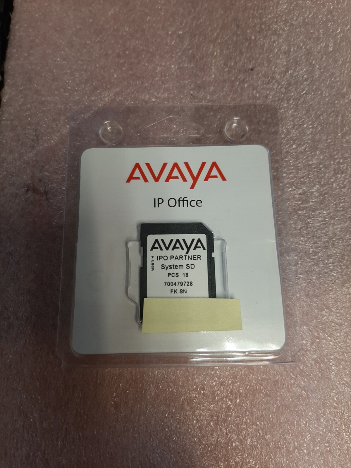 NEW AVAYA IPO PARTNER CARD SYSTEM SD PCS 18 700479728 IP OFFICE 9.1.0.0 437