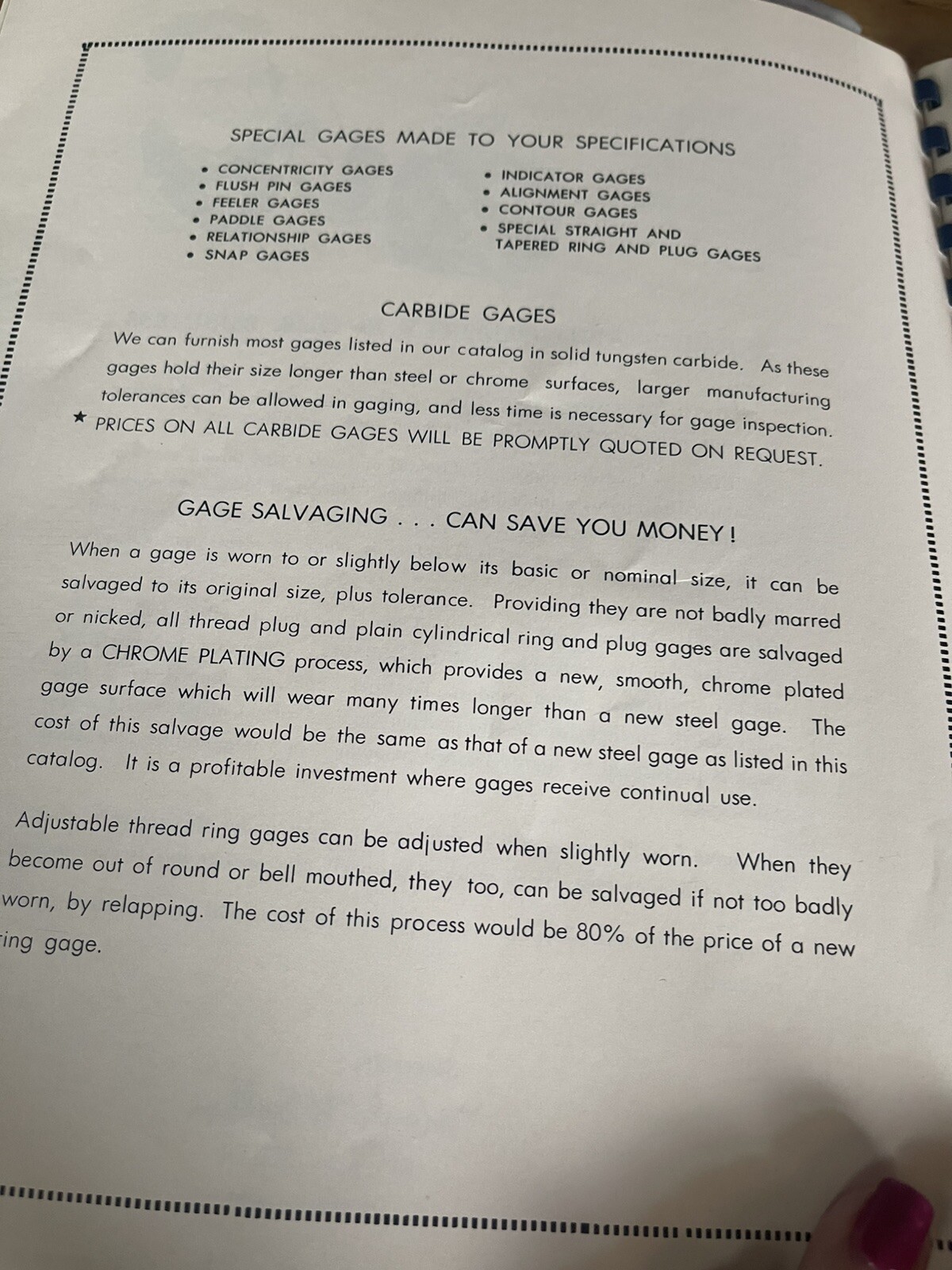 Poucher Gages Catalog G-2