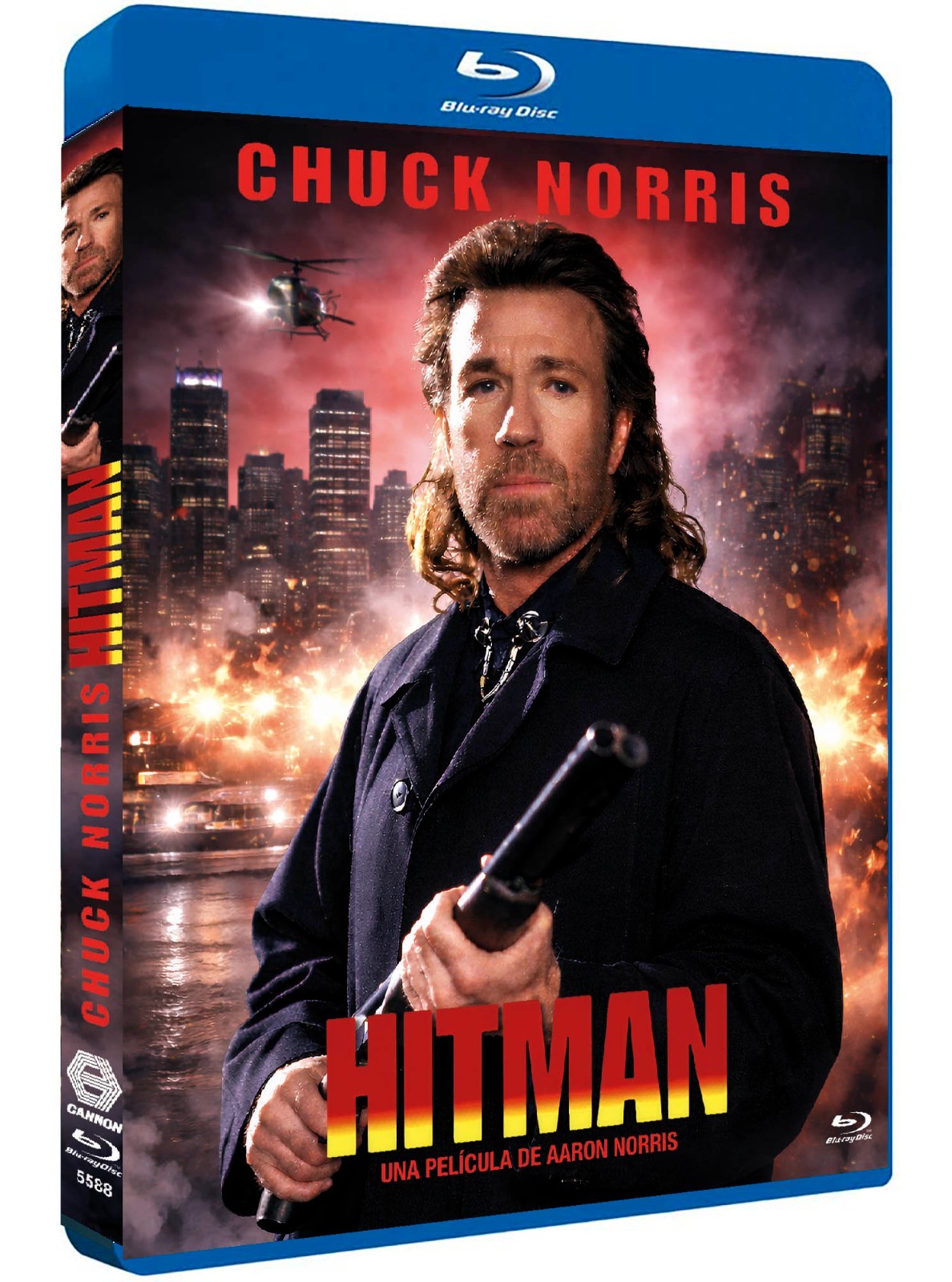 THE HITMAN (1991) Chuck Norris Blu-Ray NEW (Spanish Package/English Audio)