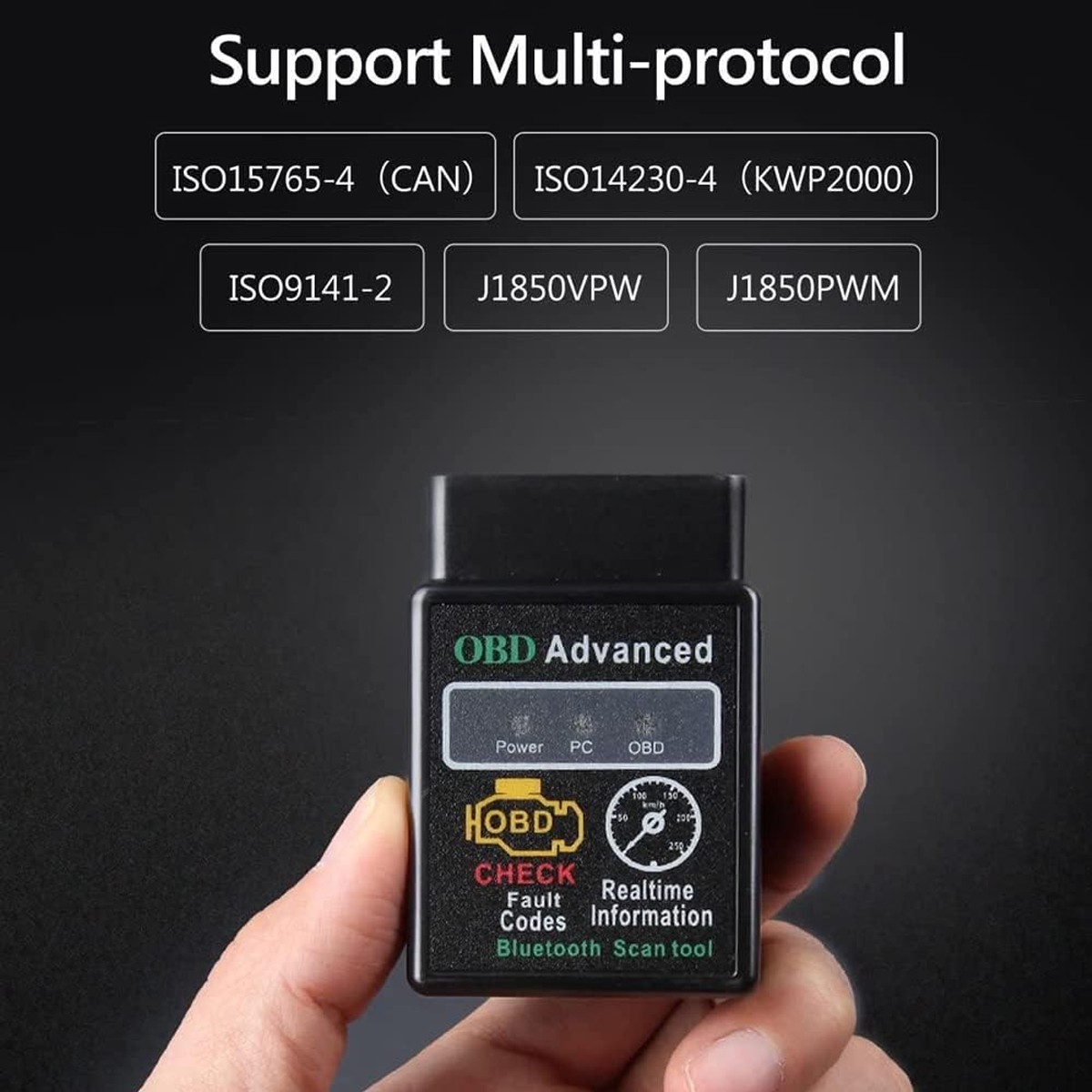 US Eonon V0056 OBD2 OBDII Scanner Bluetooth Scanning Tool Adapter ELM327