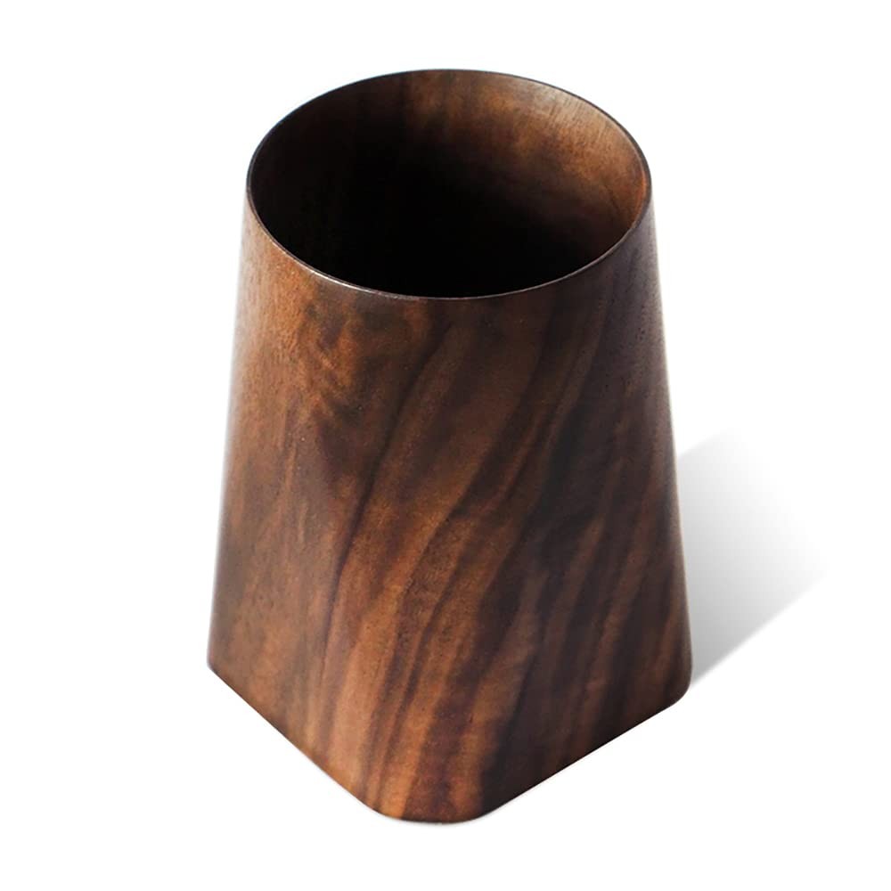 Durable Whole Piece Black Walnut Pencil Wood Pen Holder Wooden Desktop Pencil...