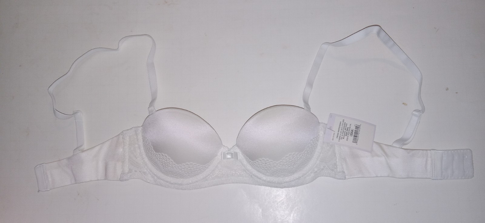 (2) Auden 32AA Multi-way plunge coverage , push-up strapless bra padded.NWT
