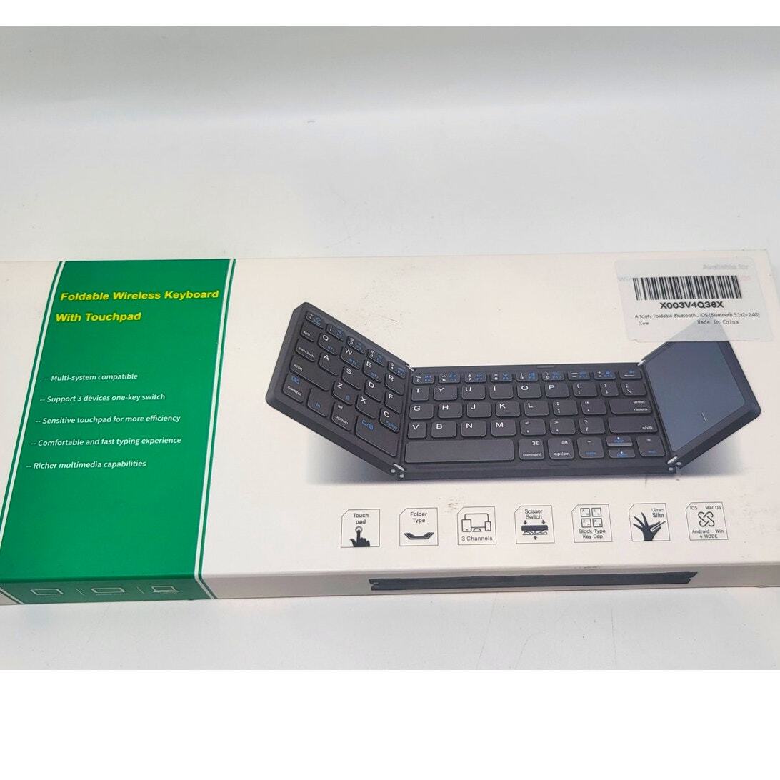 NEW Foldable Bluetooth Keyboard with Touchpad  Wireless OS Android Windows Mac
