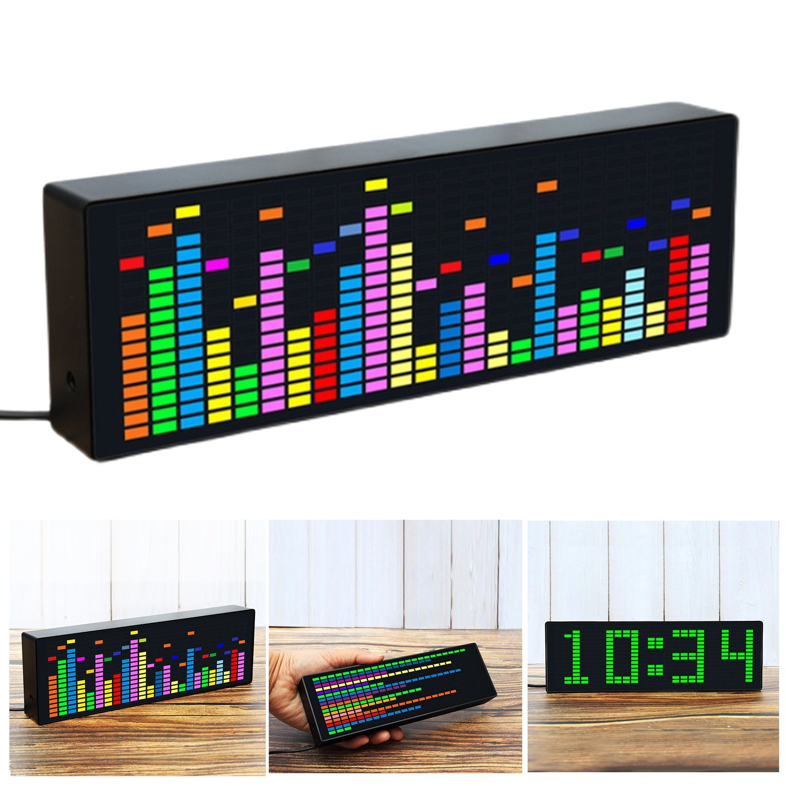 New Music Spectrum Indicator VU Meter VFD Audio Level Display Amplifier Board