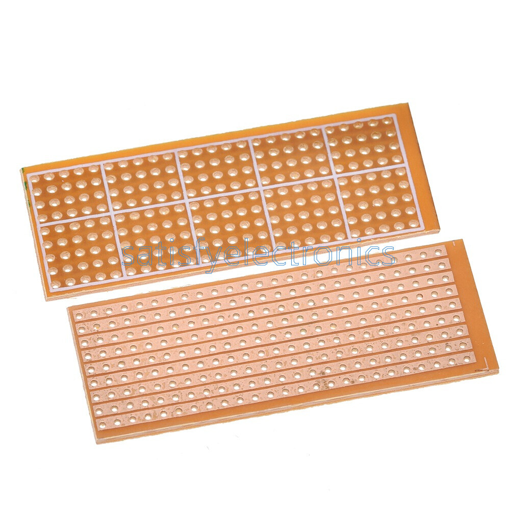 5PCS 2.5*6.4CM Prototype Paper PCB Universal Experiment Matrix Circuit Board