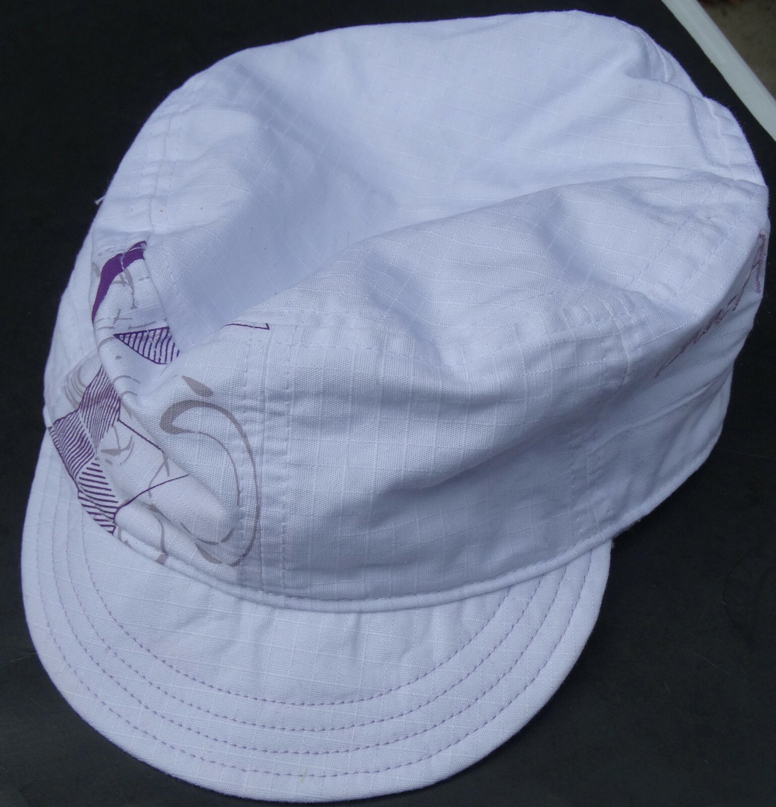 BRP CAN AM ATV MOTORCYCLE EMBROIDERED WHITE WOMANS CAP HAT ADJUSTABLE NWOT (159)