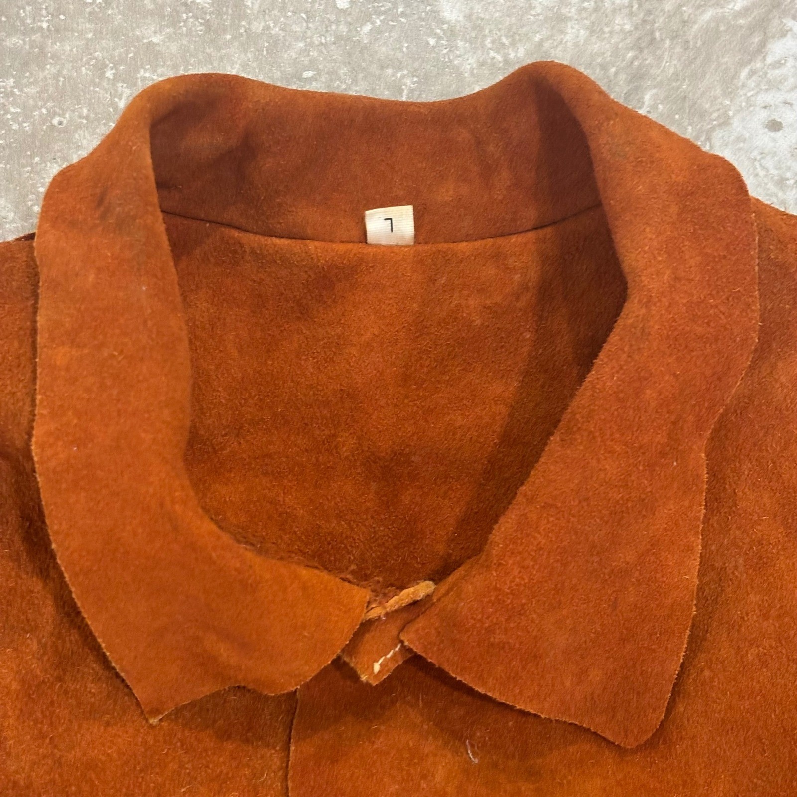 Men's Cowhide Leather Welding Capr Size Large