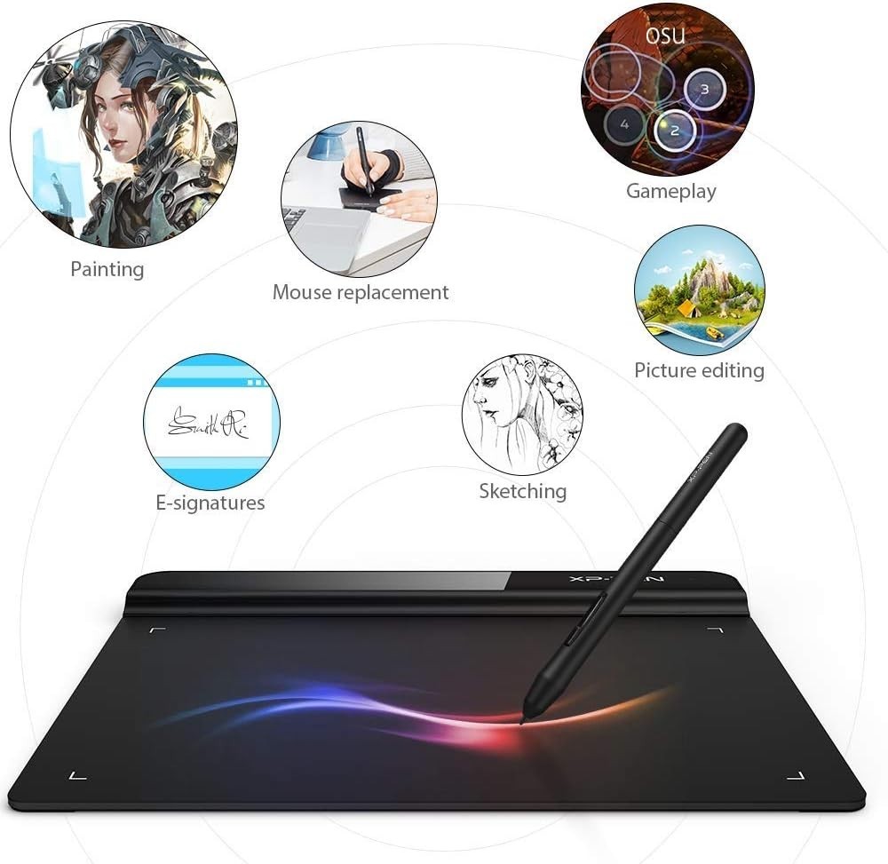 Slim XPPen Star Graphics Tablet 6x4 - Perfect for Remote Learning & Creativity